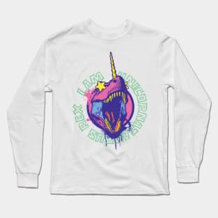 I Am Unicornasaurus Rex Long Sleeve T-Shirt